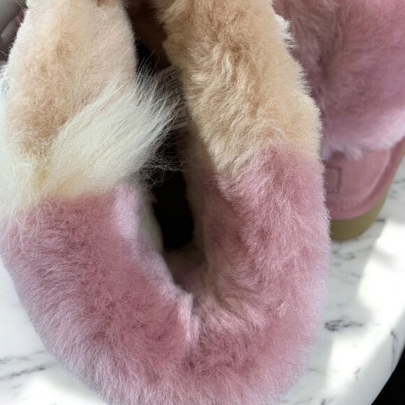 NIB UGG Women's Classic Mini Wisp Boot- PINK - Picture 9 of 14